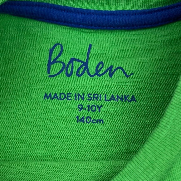 Mini Boden Green Tee (9-10) - Picture 3 of 5